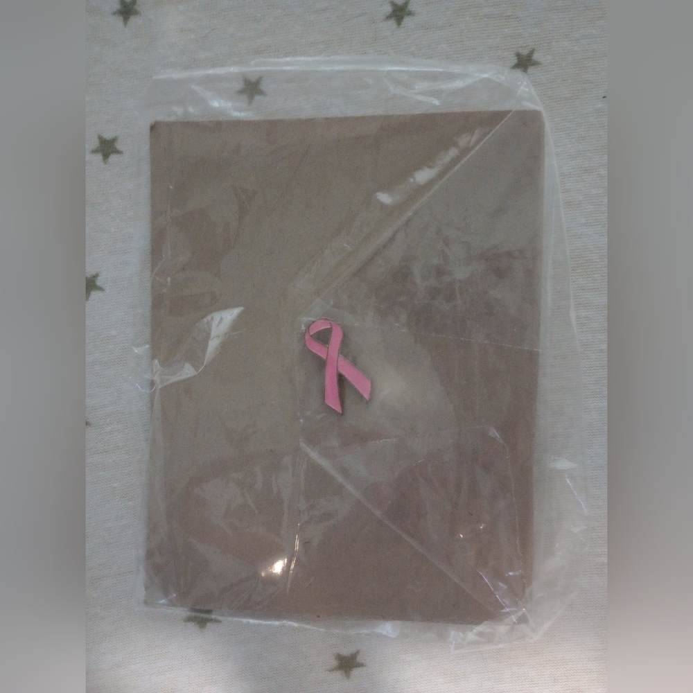 October Breast Cancer Awareness Ribbon Brooch - Picture 6 of 6